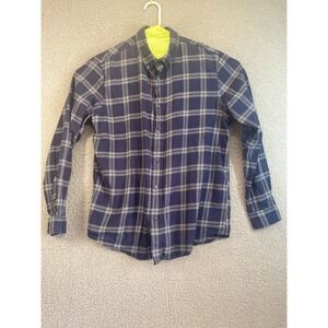Cotton &‎ Co Buffalo Check Flannel Casual Button Shirt Mens Size Large